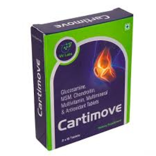 Cartimove (Chondroitin, Glucosamine, Msm, Multiminerals, Antioxidant Tablets)