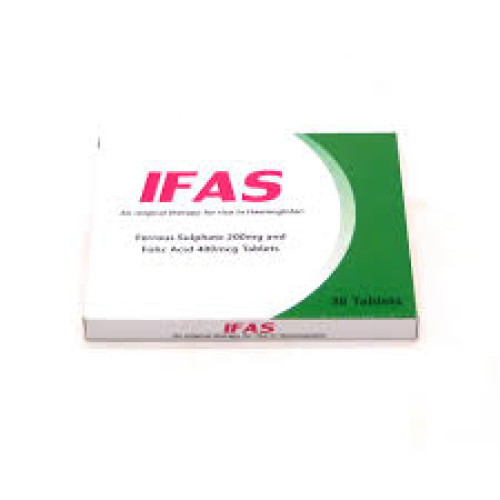 IFAS (Ferrous Sulphate 200Mg, Folic Acid 400Mcg Tablets)