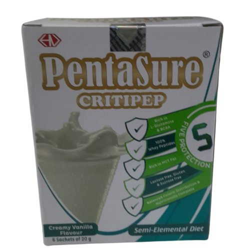 Pentasure Critipep Vanilla Sachets 20G