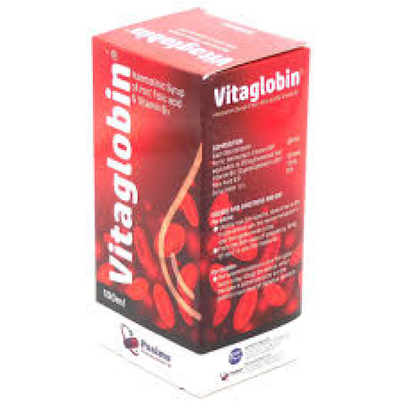 Vitaglobin (Iron, Folic Acid, Vitamin B12 Haematinic Syrup)